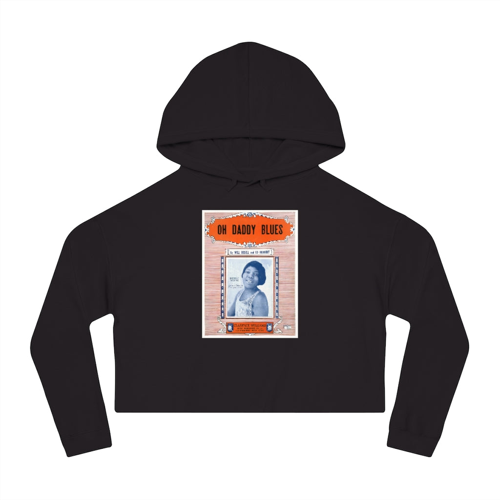 Bessie Smith - Women's Cropped Hooded Sweatshirt