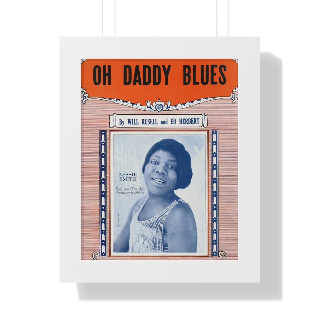 Bessie Smith - Framed Vertical Poster