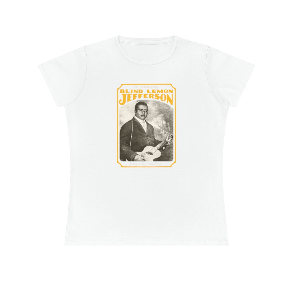 Blind Lemon Jefferson - Ladies' Premium Cotton T-Shirt