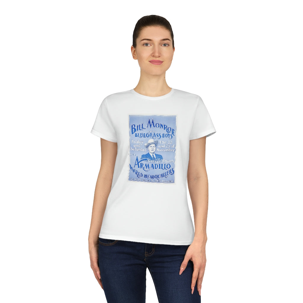 Bill Monroe - Ladies' Premium Cotton T-Shirt