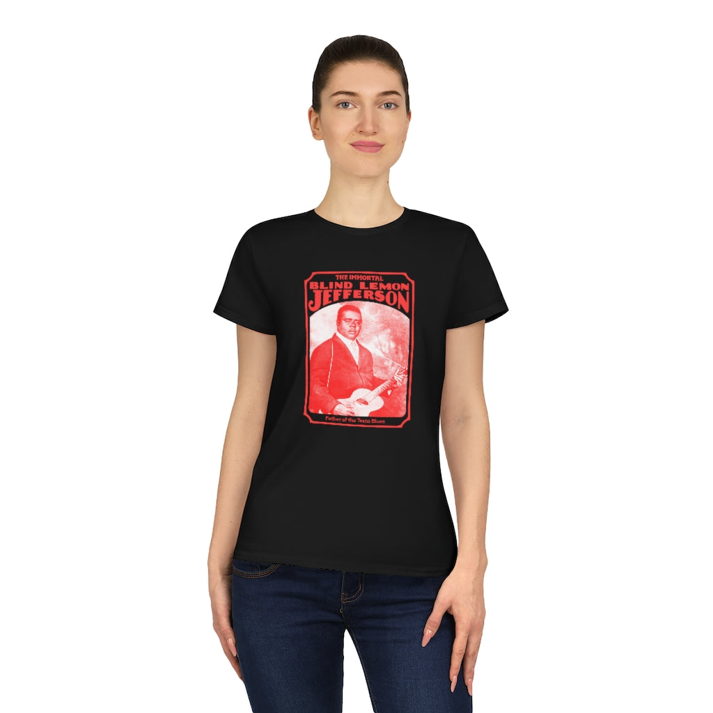 Blind Lemon Jefferson - Ladies' Premium Cotton T-Shirt