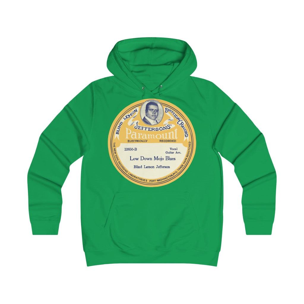 Blind Lemon Jefferson - Girlie College Hoodie