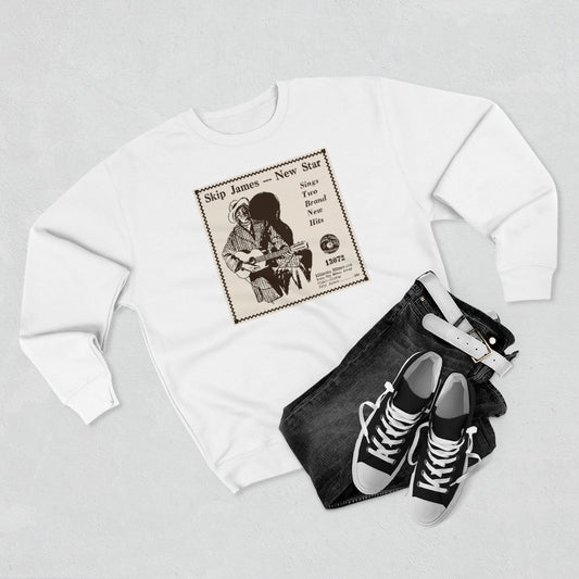 Skip James - Unisex Premium Crewneck Sweatshirt