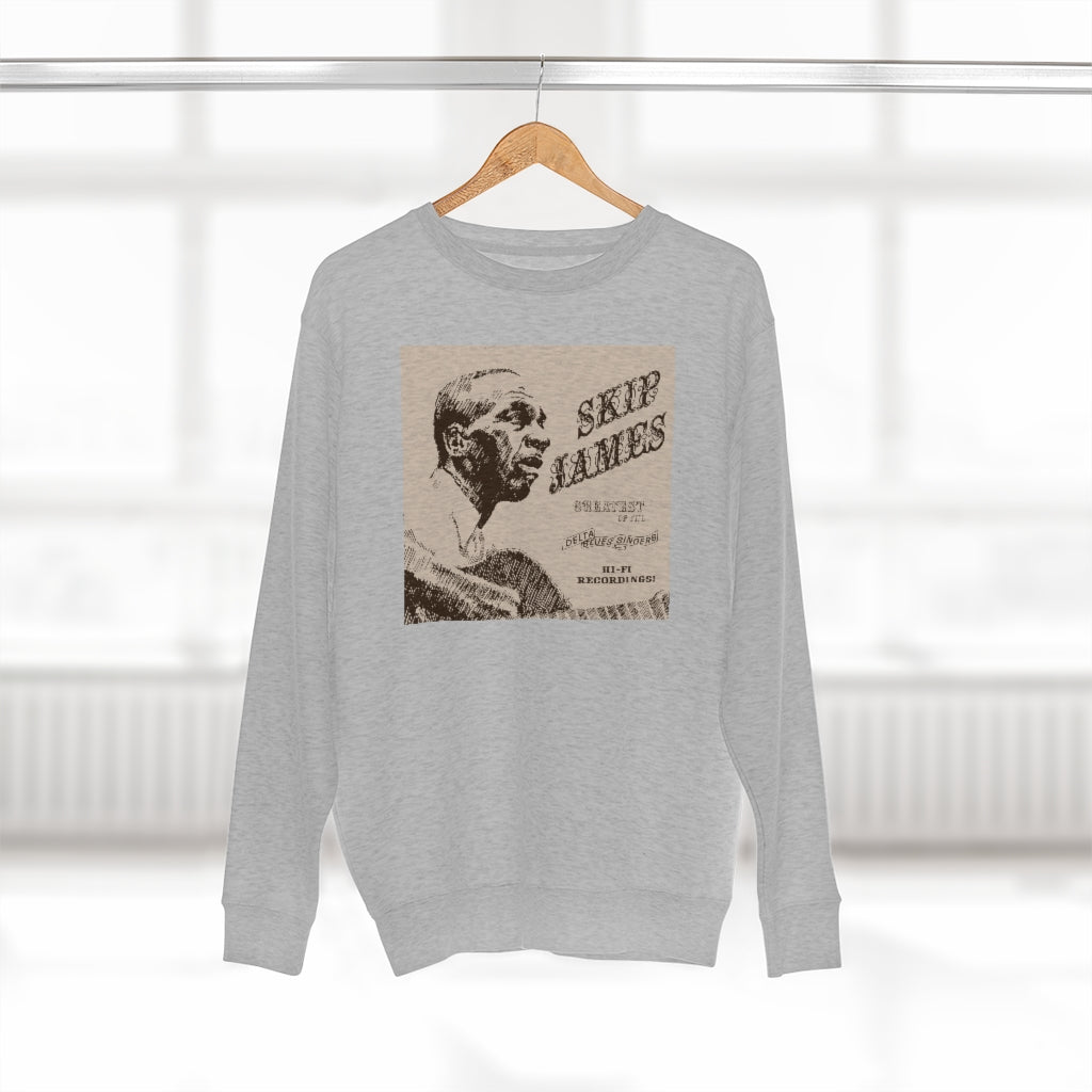 Skip James - Unisex Premium Crewneck Sweatshirt