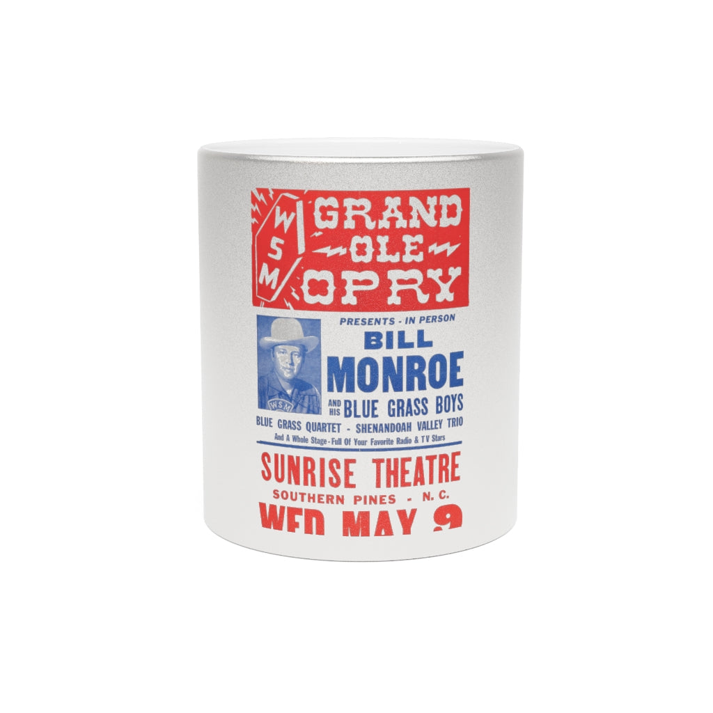 Bill Monroe - Metallic Mug (Silver or Gold)