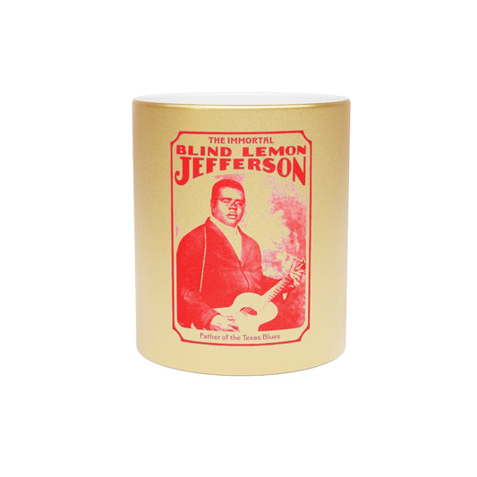 Blind Lemon Jefferson - Metallic Mug (Silver or Gold)