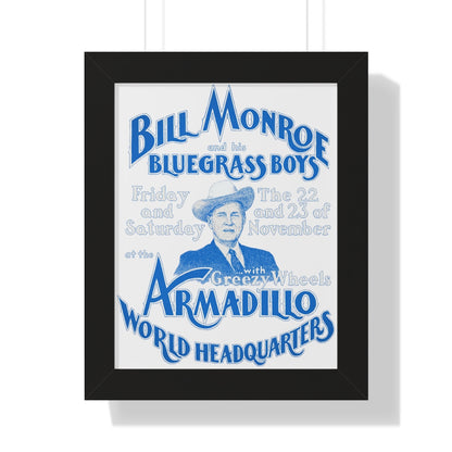 Bill Monroe - Framed Vertical Poster