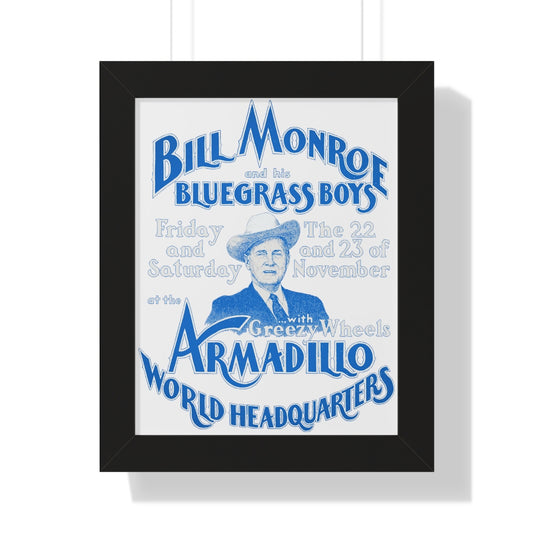 Bill Monroe - Framed Vertical Poster