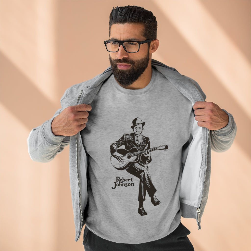 Robert Johnson - Unisex Premium Crewneck Sweatshirt