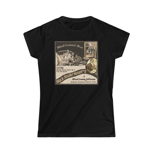 Blind Lemon Jefferson - Women's Softstyle Tee