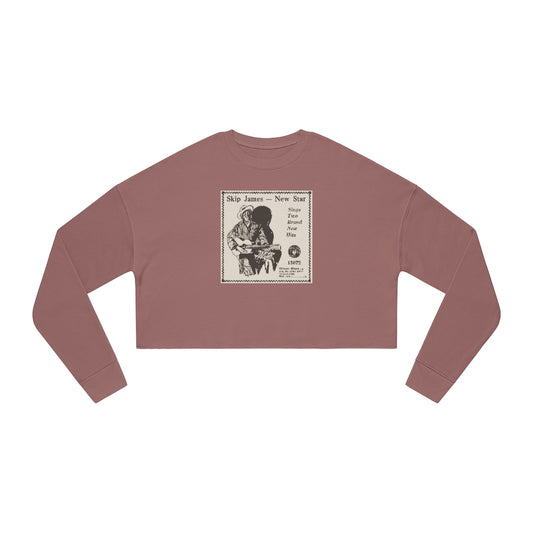 Skip James - Women's Cropped Sweatshirt