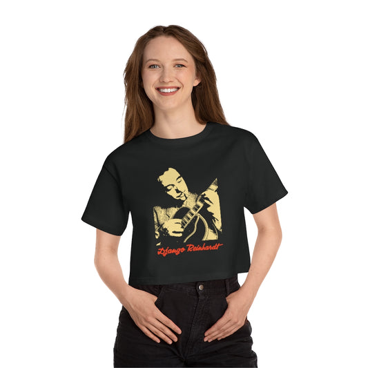 Django Reinhardt - Champion Women's Heritage Cropped T-Shirt