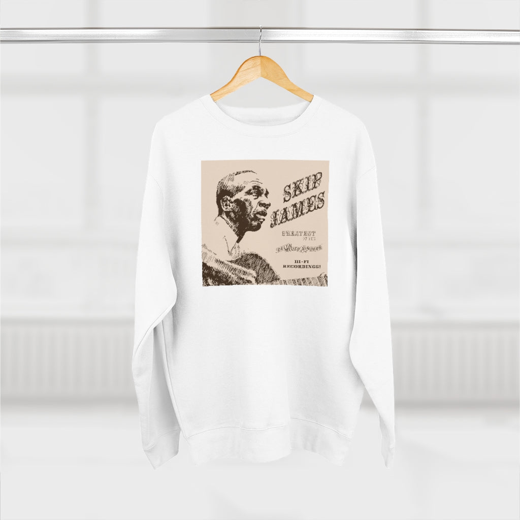 Skip James - Unisex Premium Crewneck Sweatshirt