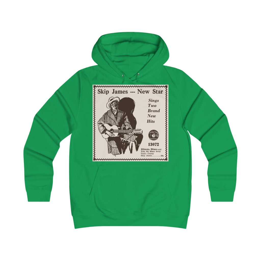 Skip James - Girlie College Hoodie