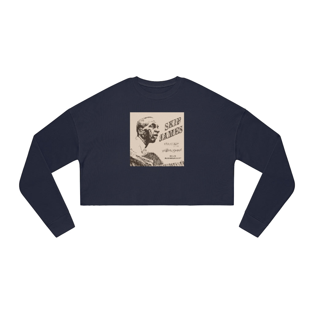 Skip James - Women's Cropped Sweatshirt