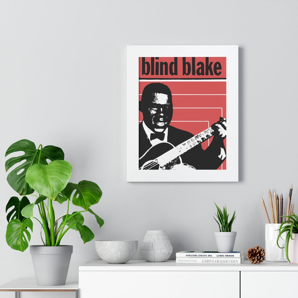 Blind Blake - Framed Vertical Poster