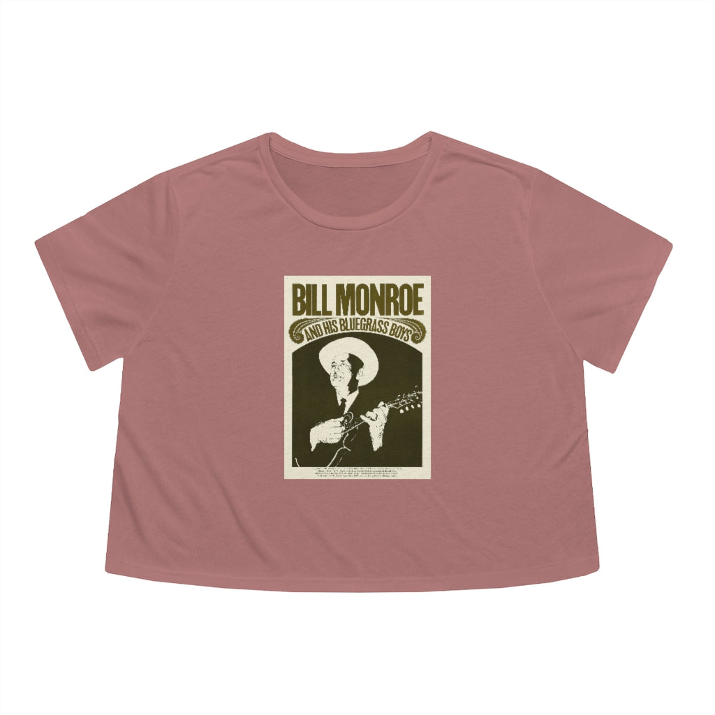 Bill Monroe - Women's Flowy Cropped Teeed Tee