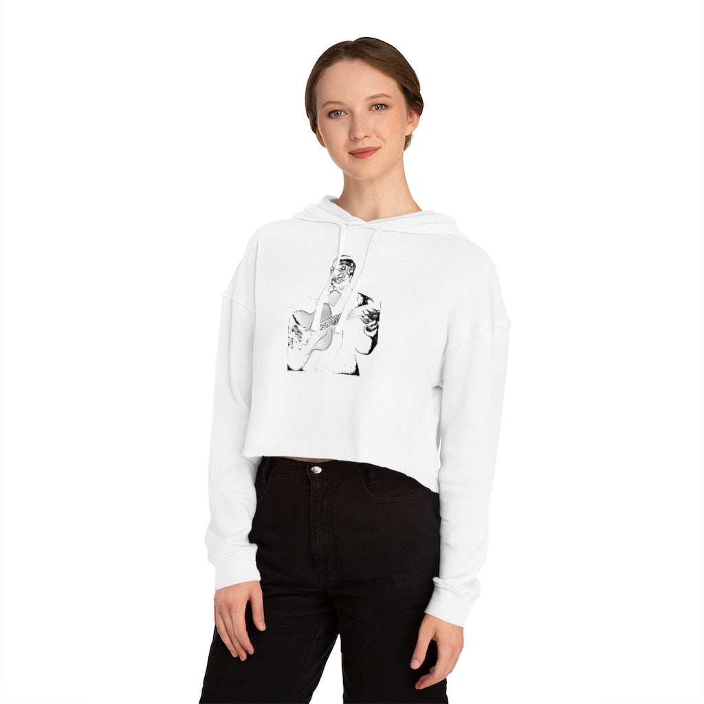 Leadbelly - Women's Cropped Hooded Sweatshirt