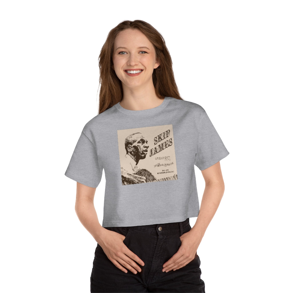 Skip James - Champion Women's Heritage Cropped T-Shirt