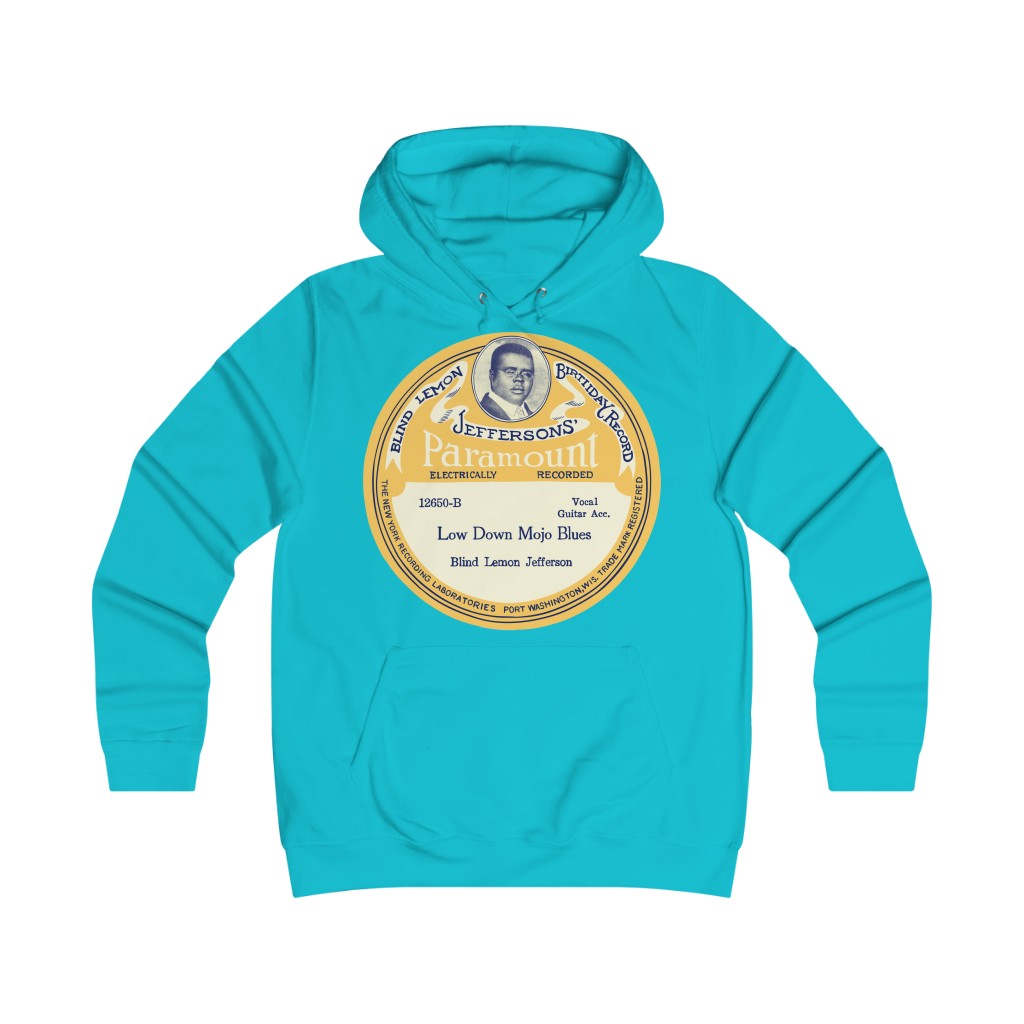 Blind Lemon Jefferson - Girlie College Hoodie