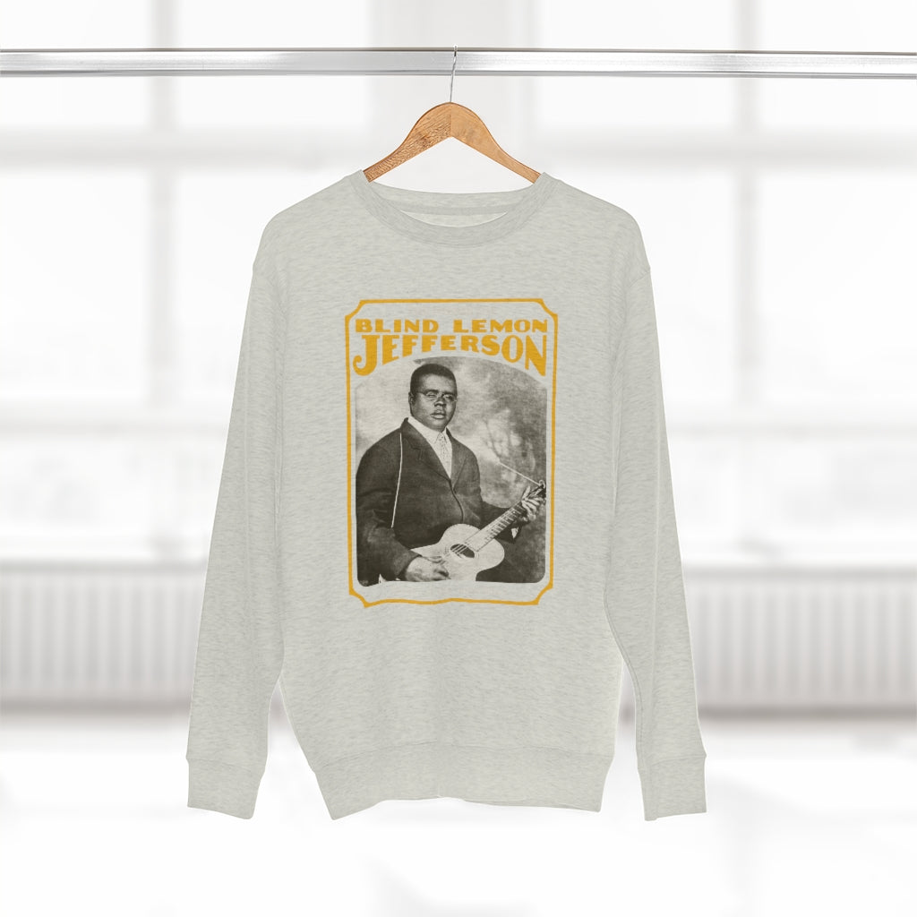 Blind Lemon Jefferson - Unisex Premium Crewneck Sweatshirt