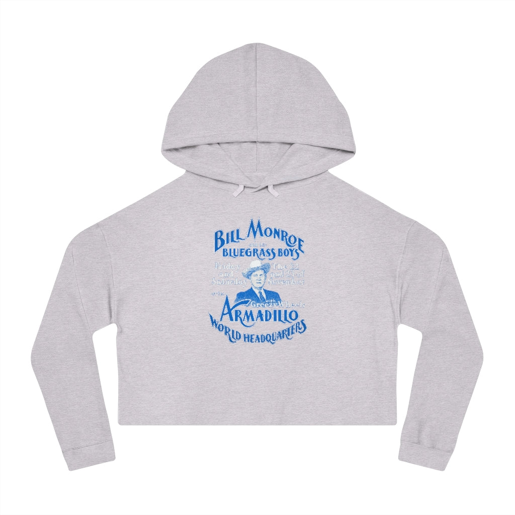 Bill Monroe - Women's Cropped Hooded Sweatshirt