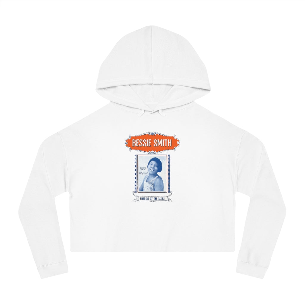 Bessie Smith - Women's Cropped Hooded Sweatshirt