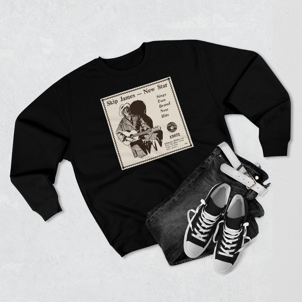 Skip James - Unisex Premium Crewneck Sweatshirt