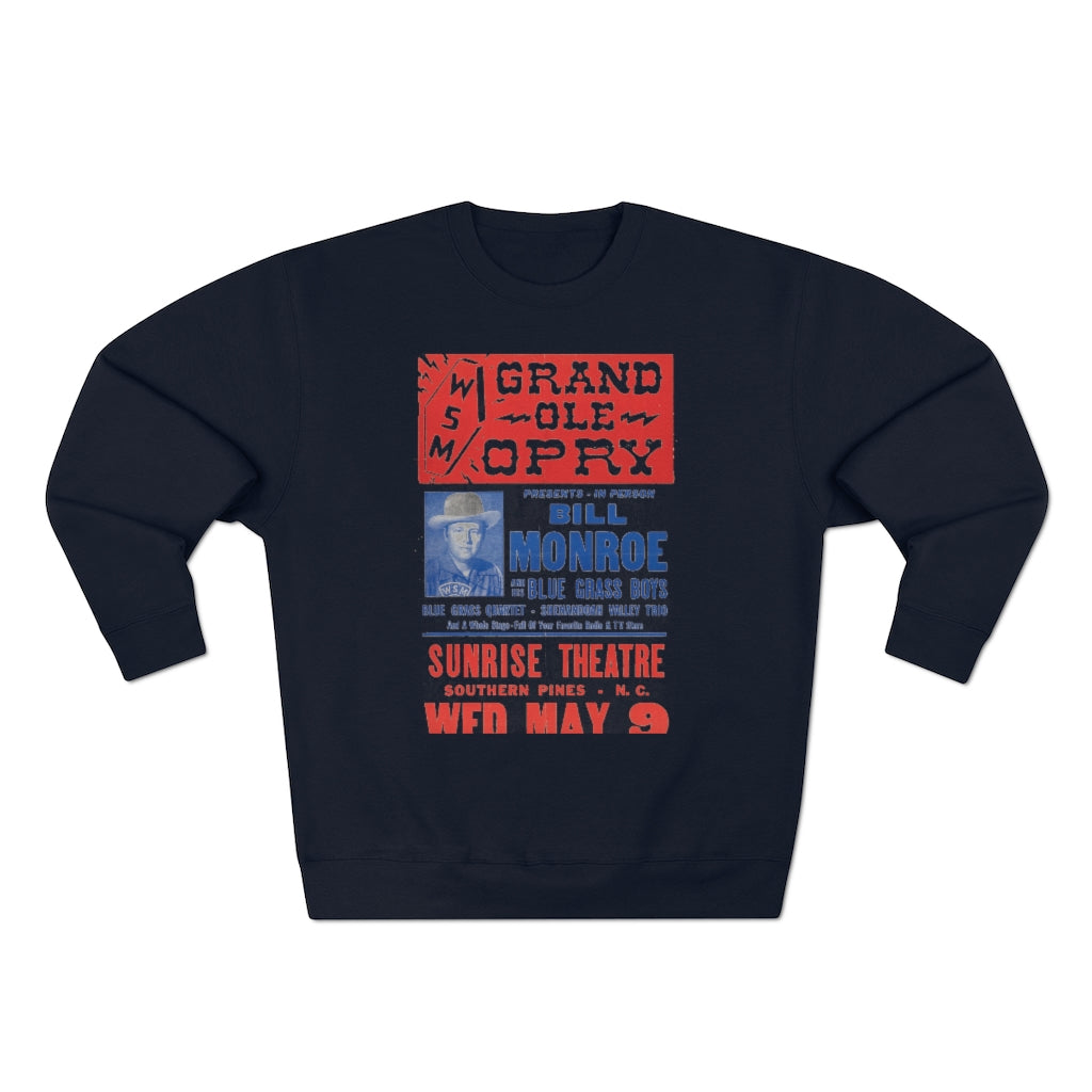 Bill Monroe - Unisex Premium Crewneck Sweatshirt