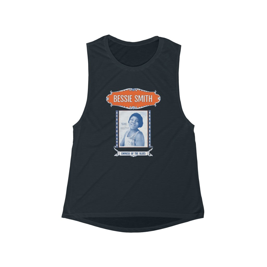 Bessie Smith - Women's Flowy Scoop Muscle Tank