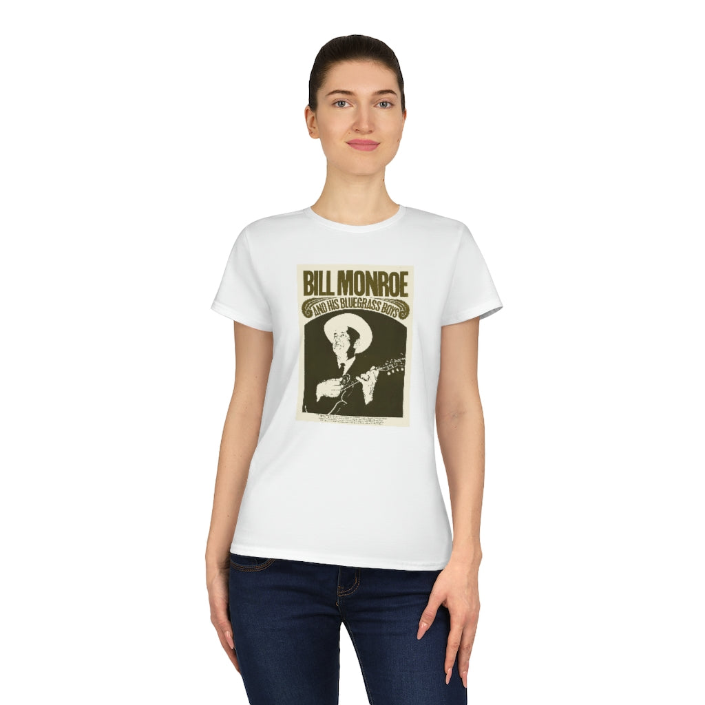 Bill Monroe - Ladies' Premium Cotton T-Shirt