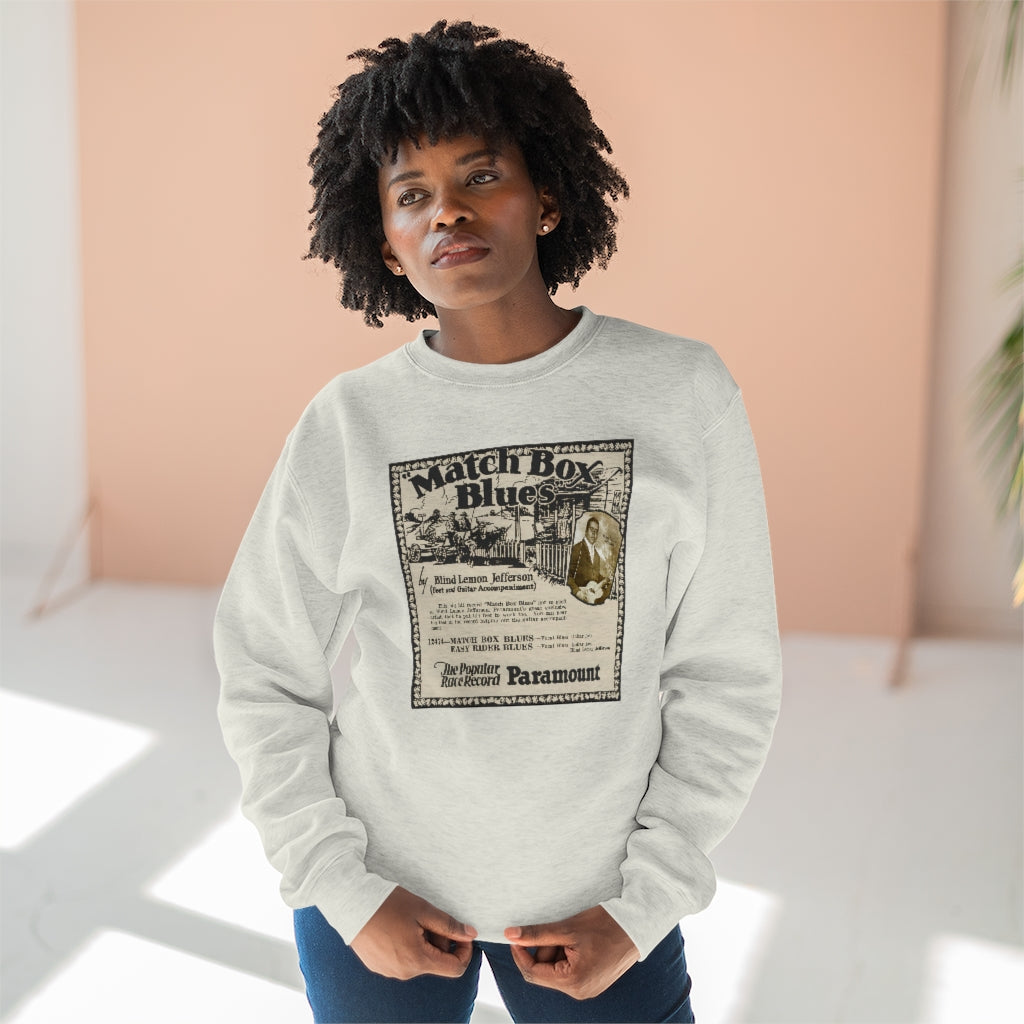 Blind Lemon Jefferson - Unisex Premium Crewneck Sweatshirt