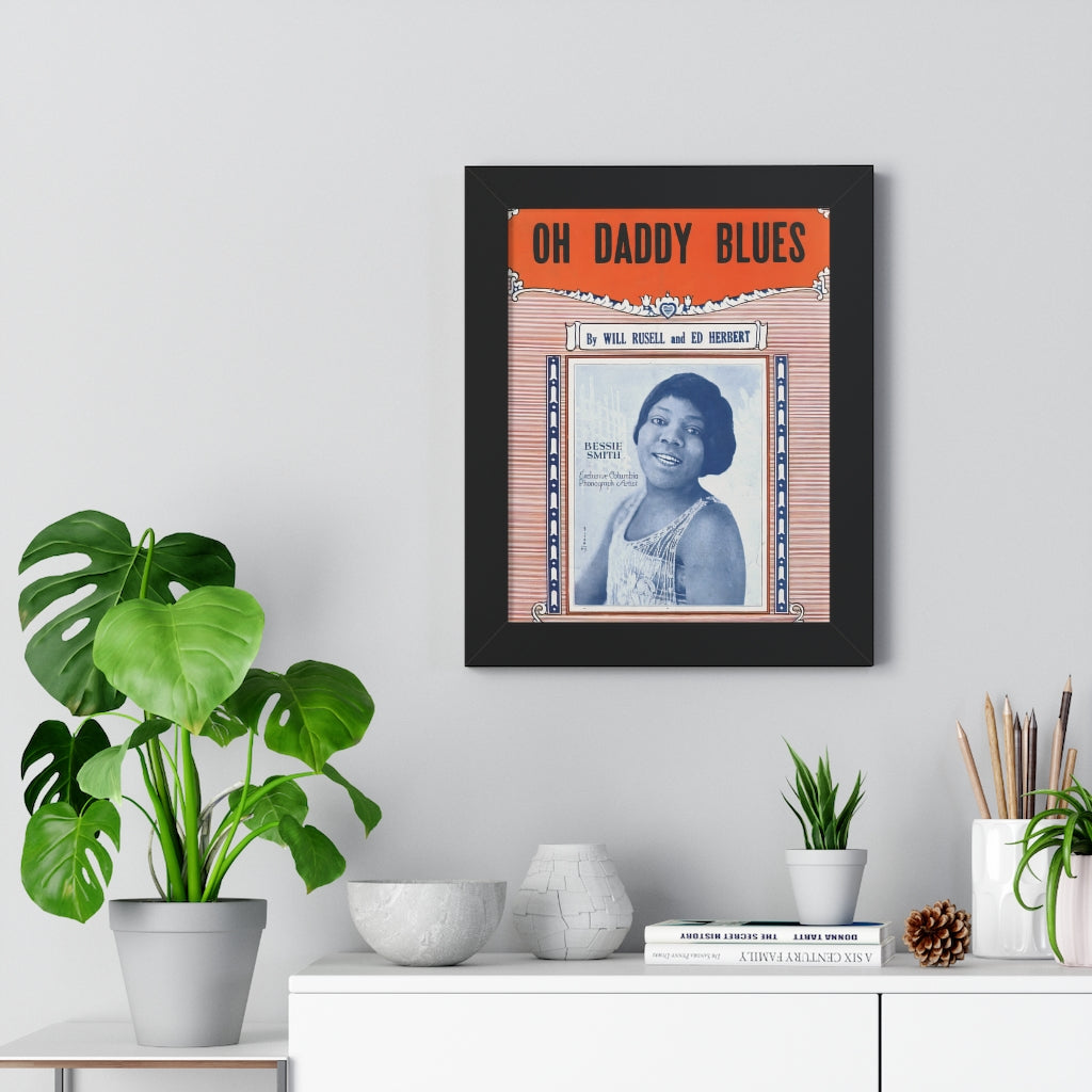 Bessie Smith - Framed Vertical Poster