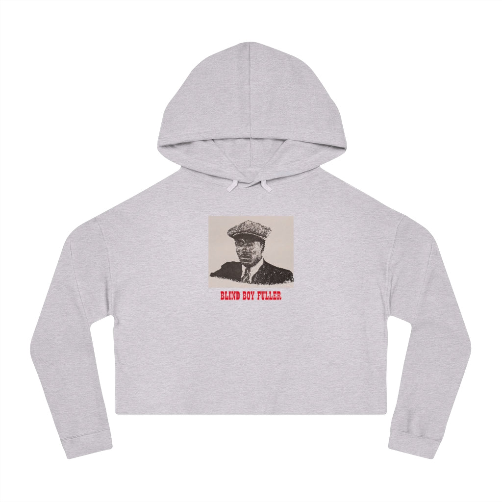 Blind Boy Fuller - Women's Cropped Hooded Sweatshirt