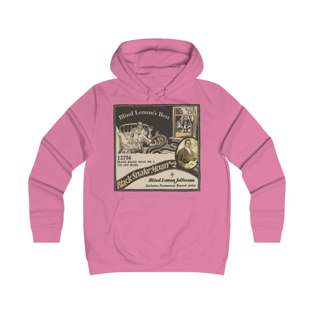 Blind Lemon Jefferson - Girlie College Hoodie