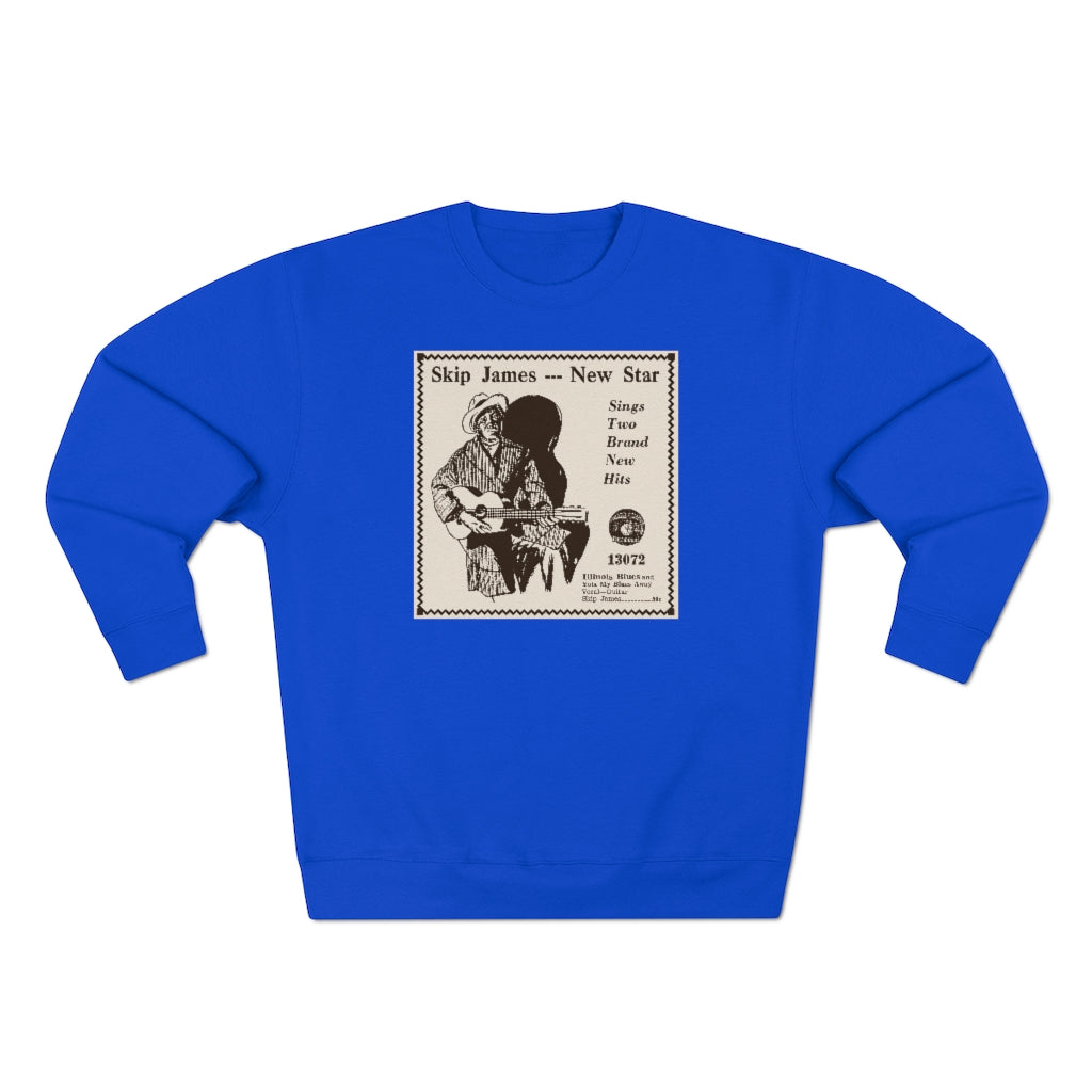 Skip James - Unisex Premium Crewneck Sweatshirt