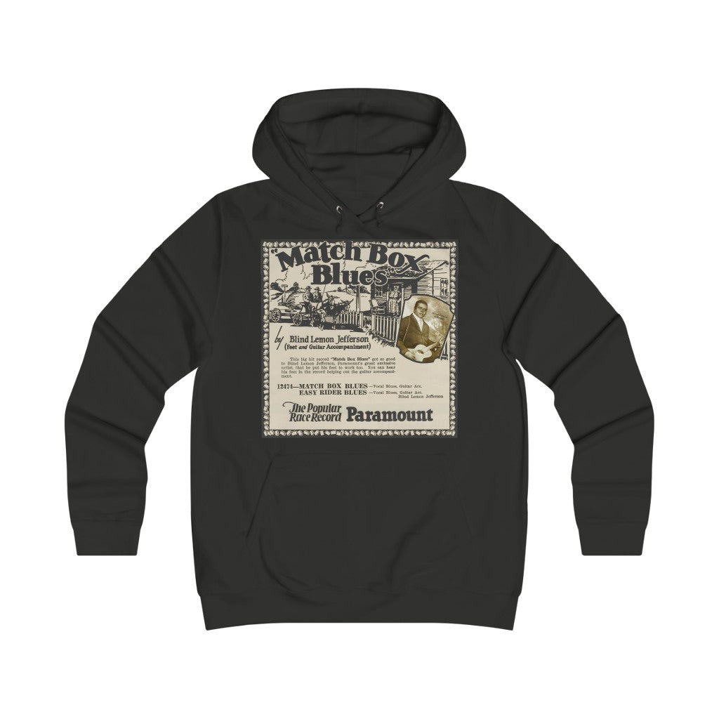 Blind Lemon Jefferson - Girlie College Hoodie