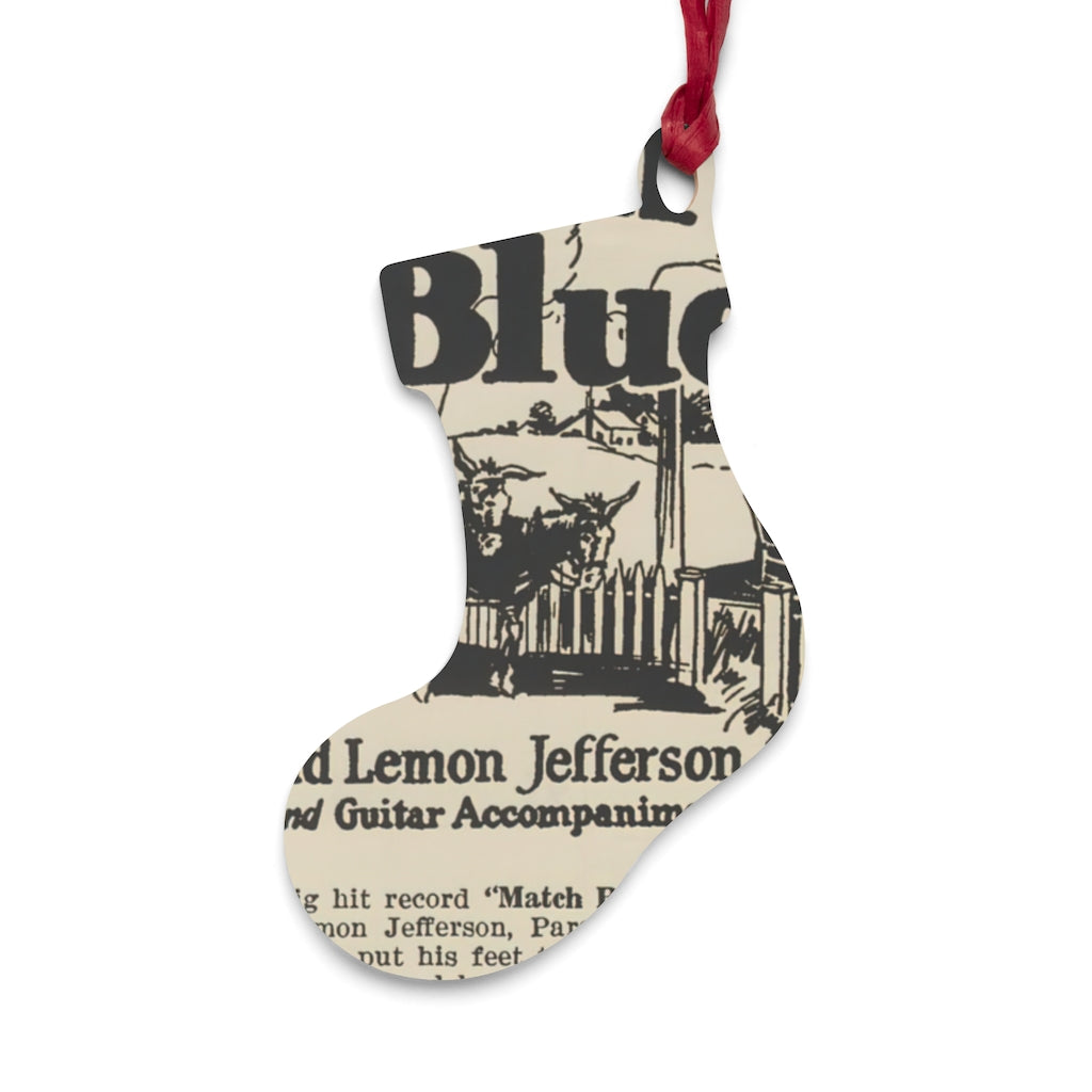 Blind Lemon Jefferson - Wooden Ornaments