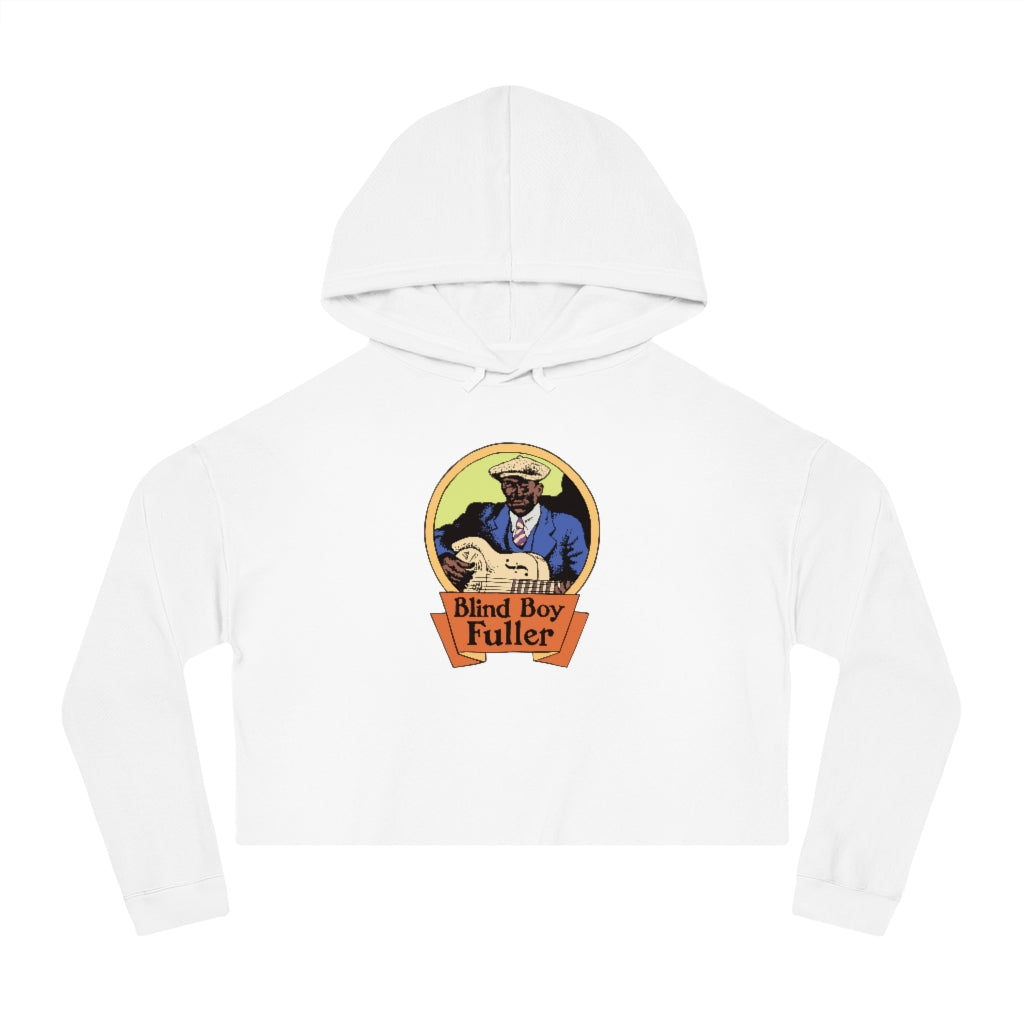 Blind Boy Fuller - Women's Cropped Hooded Sweatshirt