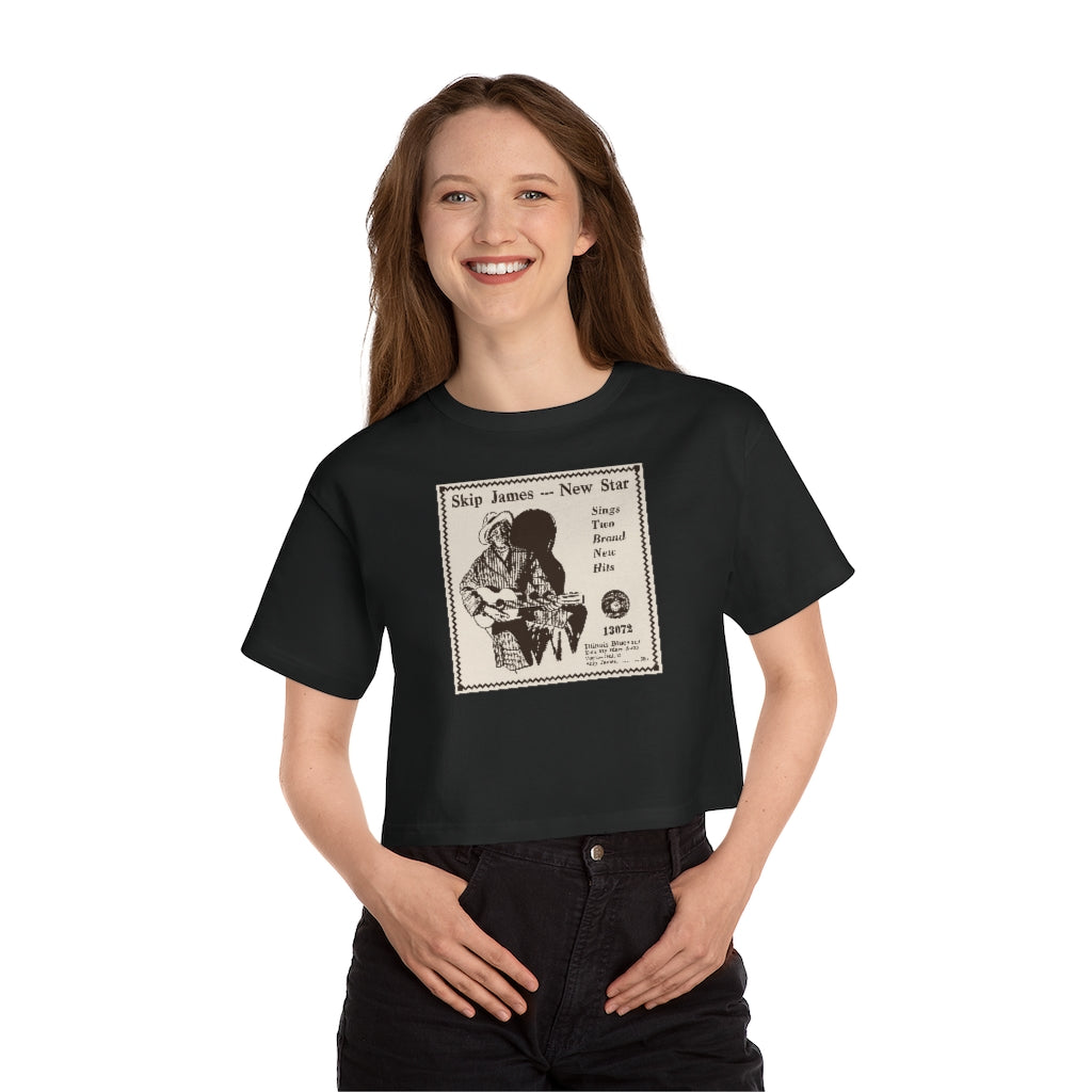 Skip James - Champion Women's Heritage Cropped T-Shirt