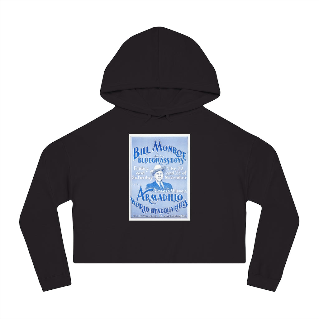 Bill Monroe - Women's Cropped Hooded Sweatshirt