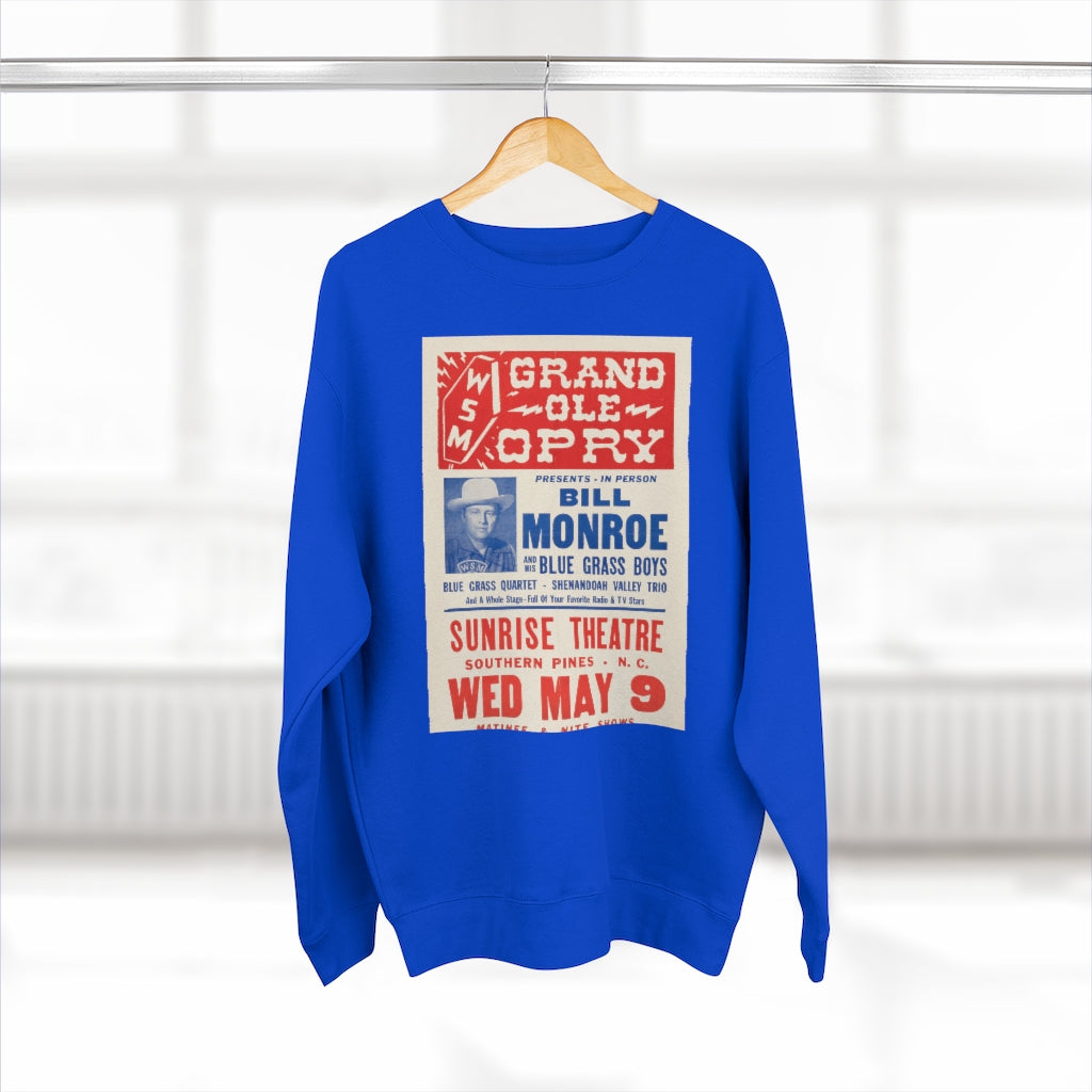 Bill Monroe - Unisex Premium Crewneck Sweatshirt