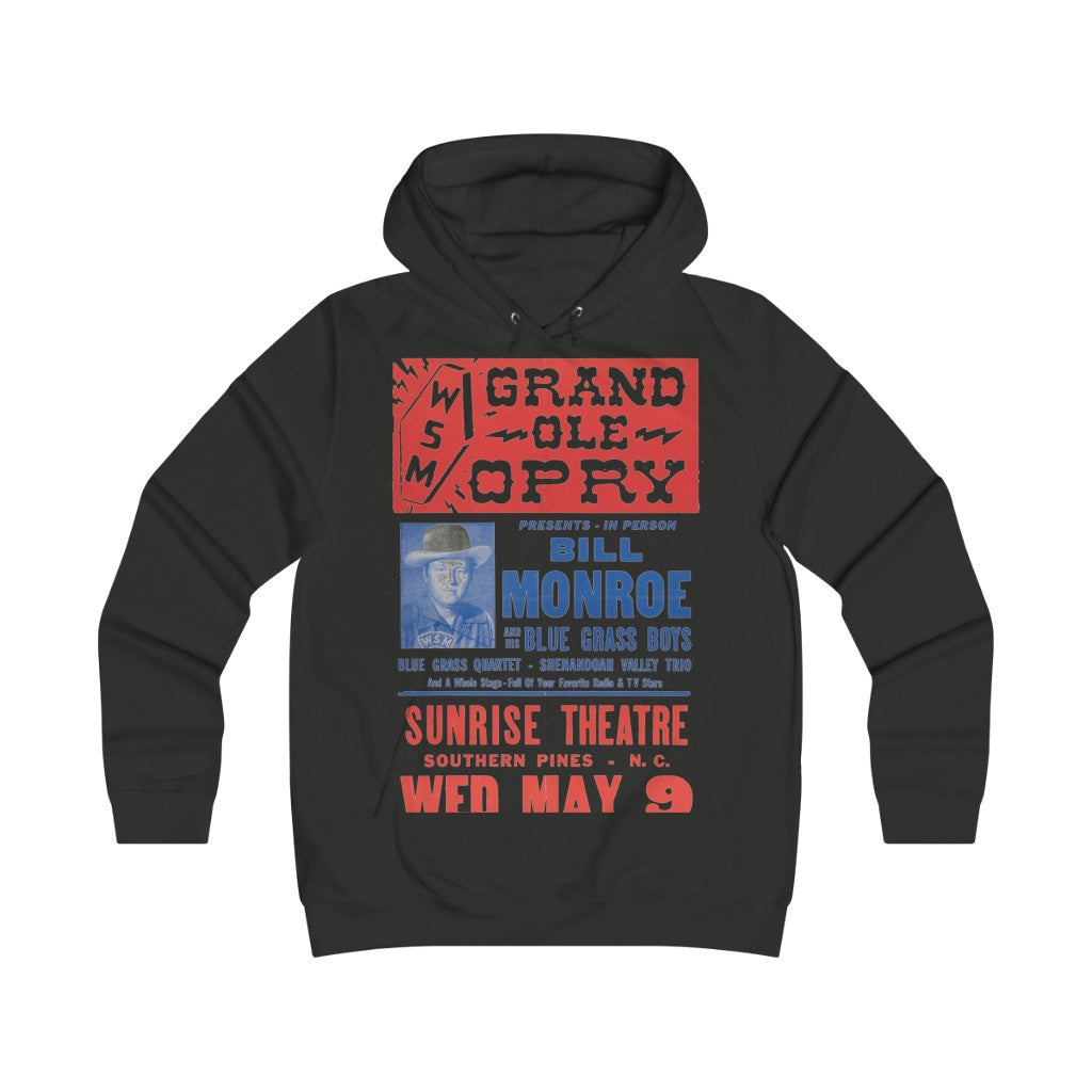 Bill Monroe - Girlie College Hoodie