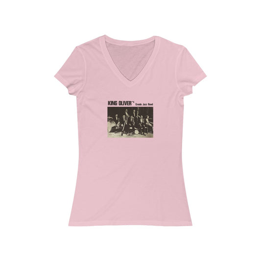 King Oliver - Women's Jersey Short Sleeve V-Neck Tee