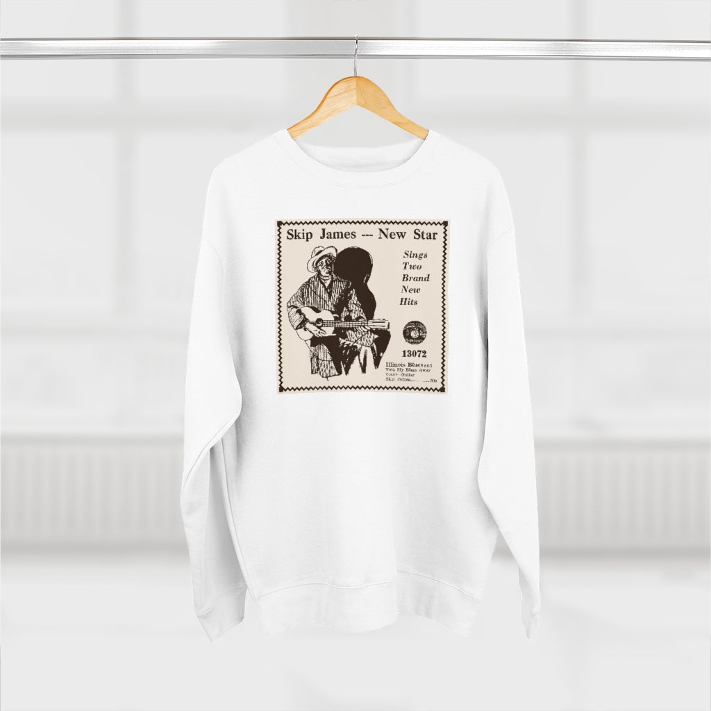 Skip James - Unisex Premium Crewneck Sweatshirt