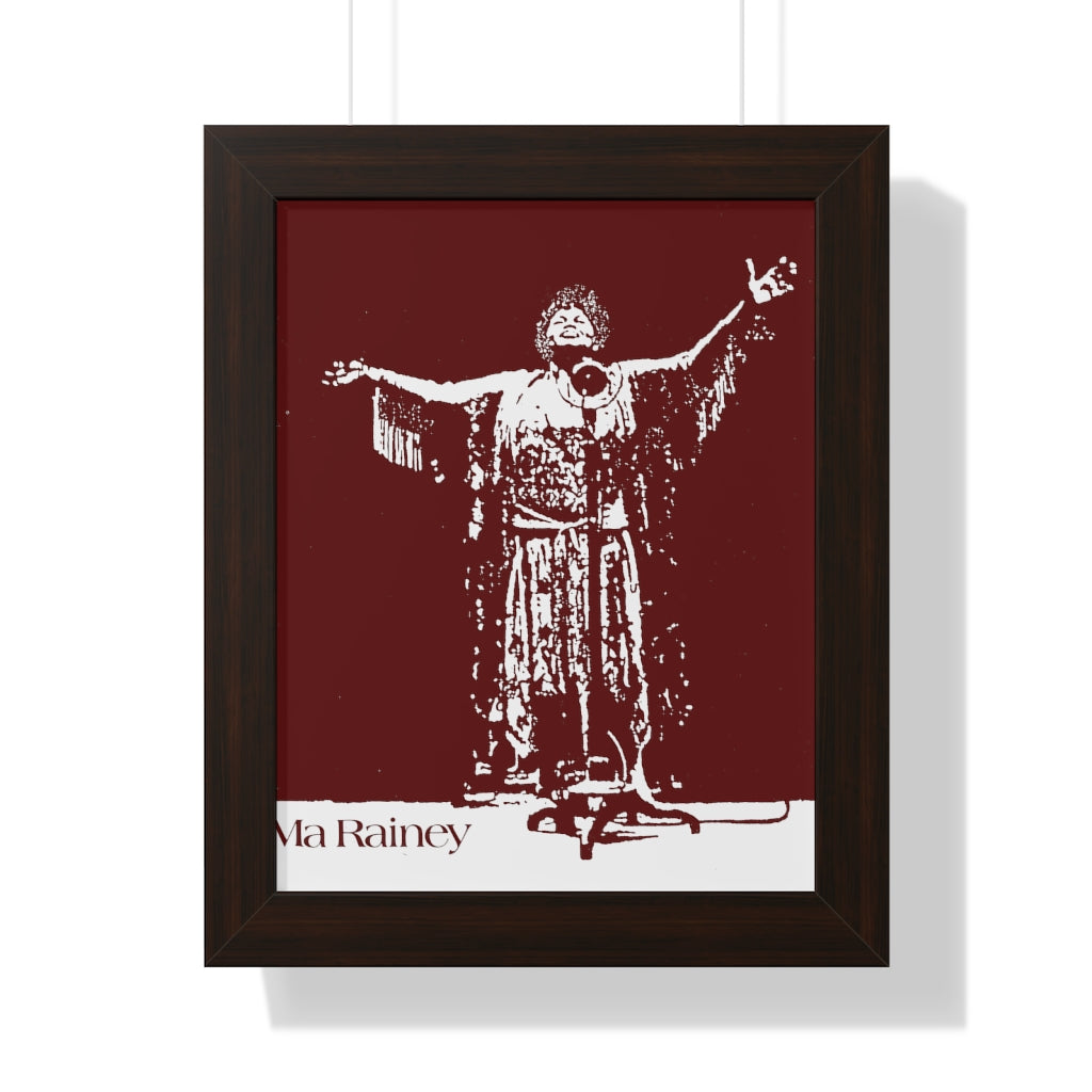 Ma Rainey - Framed Vertical Poster