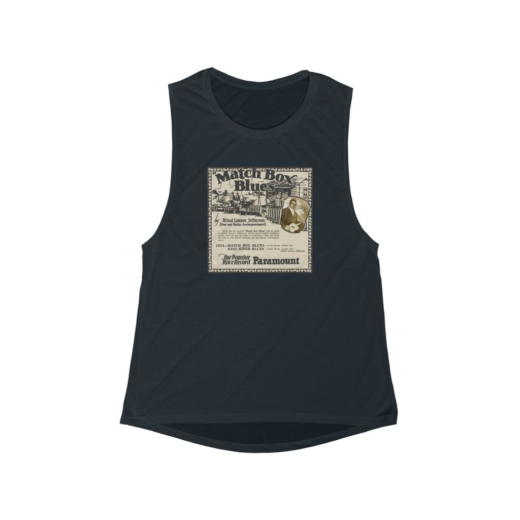 Blind Lemon Jefferson - Women's Flowy Scoop Muscle Tank