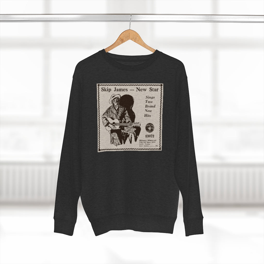 Skip James - Unisex Premium Crewneck Sweatshirt