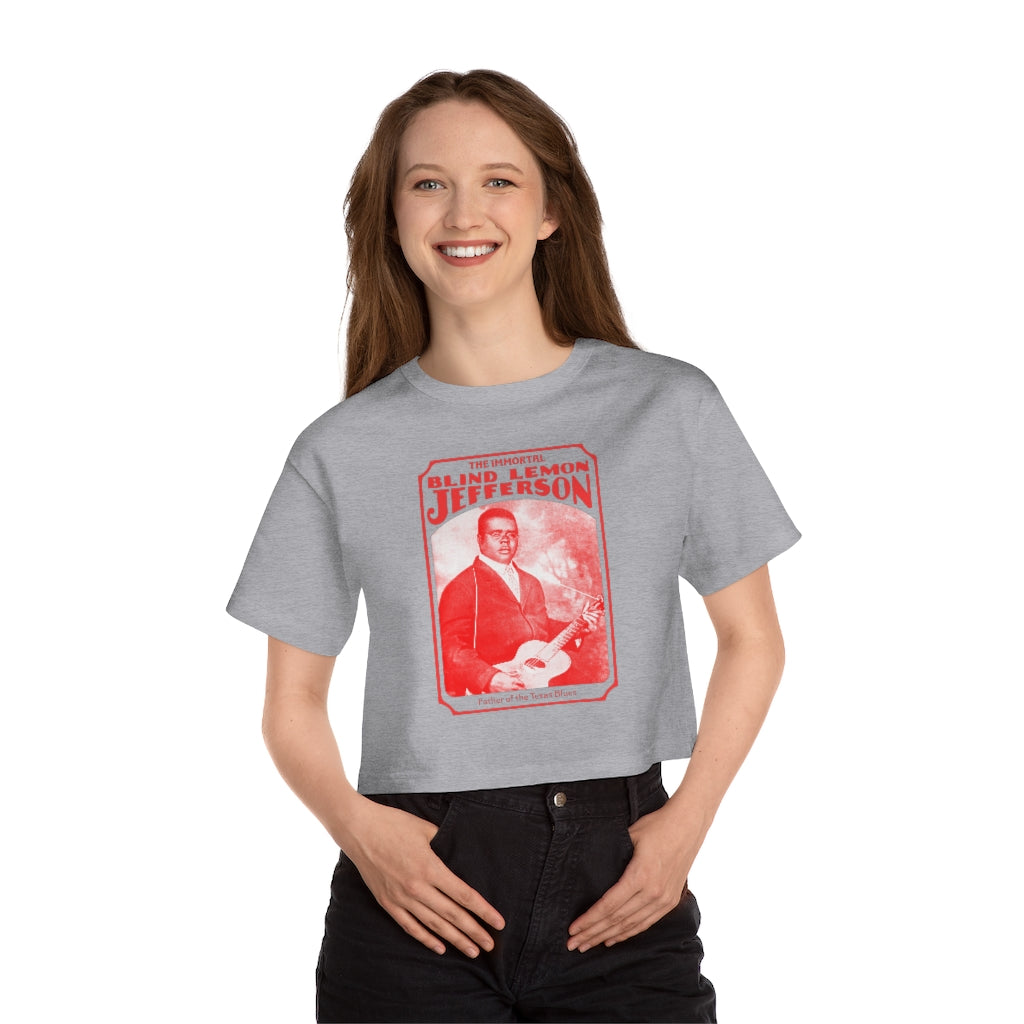 Blind Lemon Jefferson - Champion Women's Heritage Cropped T-Shirt