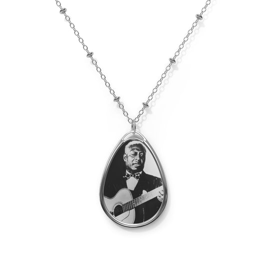 Leadbelly - Oval Necklace